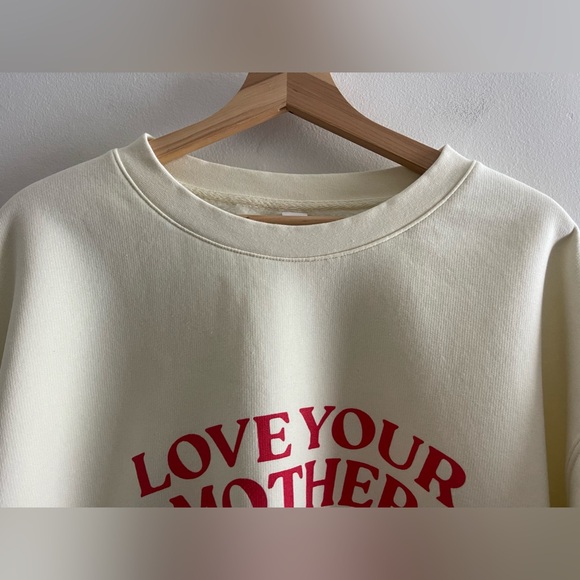 As Colour Relax Sweatshirt ‘Love Your Mother’ Custom Size Large - Picture 4 of 16